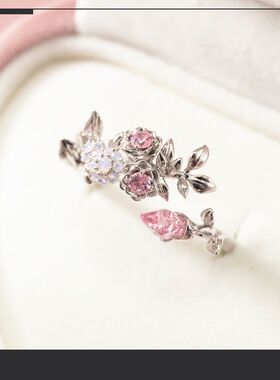 爱莉希雅真我·人之律者誓约戒指二次元周边花朵款指环花卉海棠