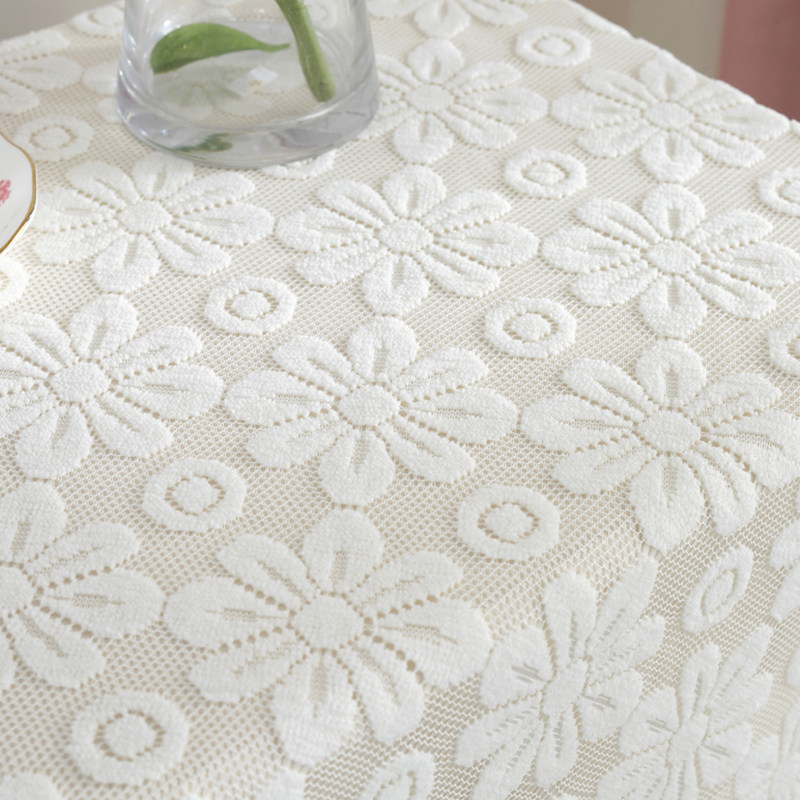 蕾丝镂空床头柜盖巾布洗衣机电视机冰箱微波炉防尘罩多用方巾盖布,淘宝优惠券,粉丝福利购,淘宝优惠卷