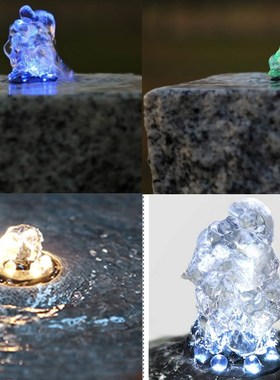 石雕喷泉灯流水墙涌泉装饰灯家居流水灯石材工艺品灯