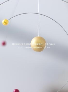 科学原子空中平衡动态吊饰ins风铃吊挂北欧现装饰清新甜美