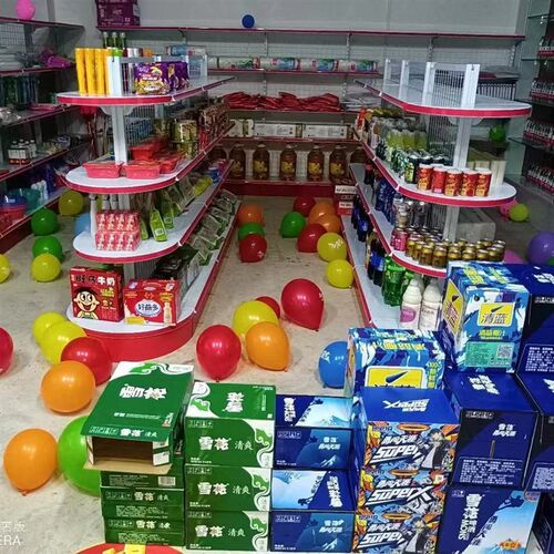 超市货架子单面面渔具文具小卖部便利药店商店货架展示架 - 图3