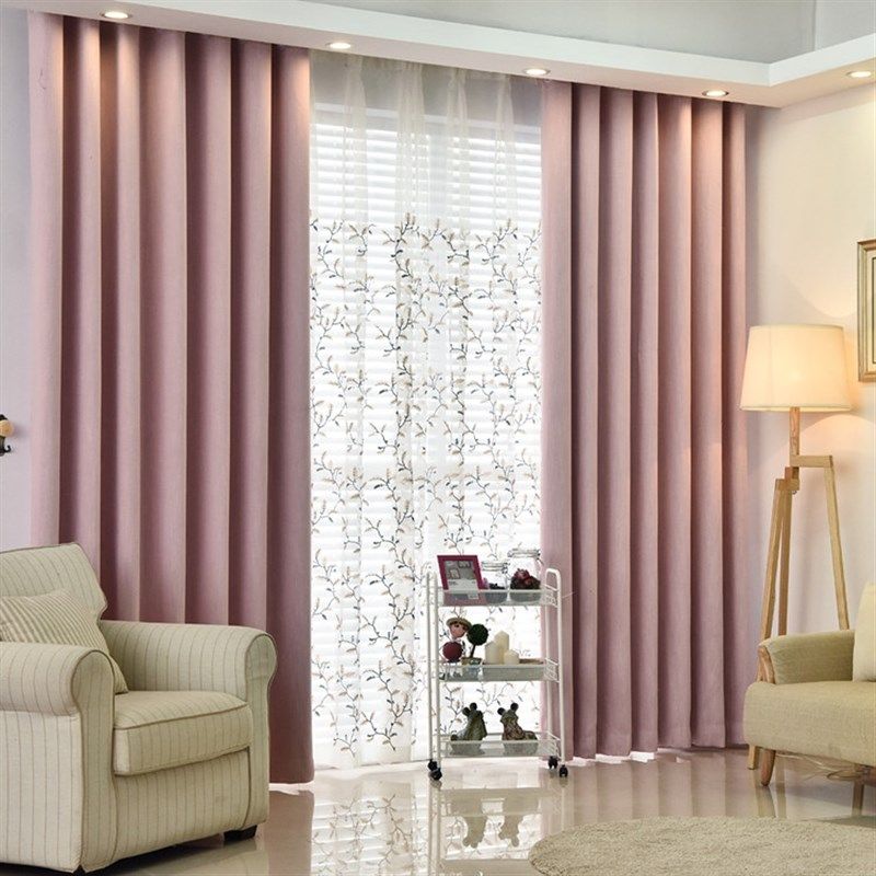 高档现代竹节棉麻窗帘客厅卧室加厚纯色窗帘定制成品,淘宝优惠券,粉丝福利购,淘宝优惠卷