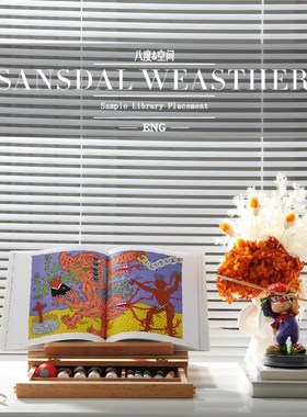 绘画题装饰品样板间儿童房男孩房女孩房房间陈设品书桌台面摆件