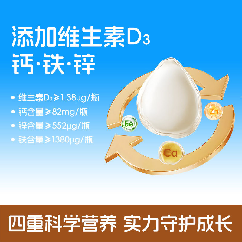 轻上牛牛DHA核桃小奶蓝莓草莓牛奶饮品儿童小瓶整箱礼盒装年货节,淘宝优惠券,粉丝福利购,淘宝优惠卷