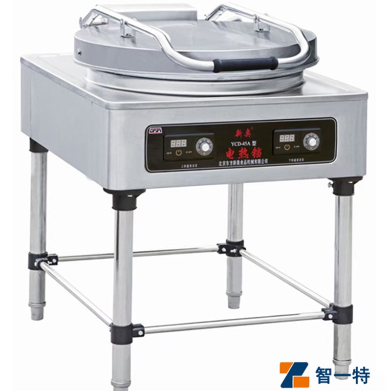 北京东方新奥电饼铛商用烤饼机Y5-型自动恒温全不锈钢电饼铛 - 图0