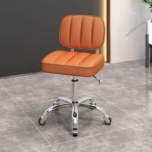 大工凳美发椅子靠背家用滑轮升降旋转椅理发店美容凳子美容院专用 - 图1