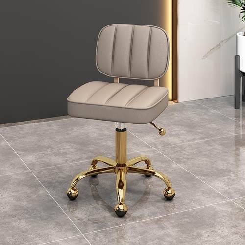 大工凳美发椅子靠背家用滑轮升降旋转椅理发店美容凳子美容院专用 - 图3