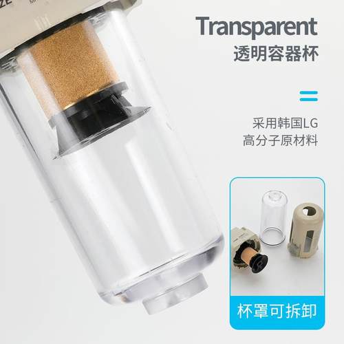 负压真空过滤器泵空压机气管压缩空气AF2000-02油水分离带支架铜 - 图2