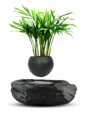 磁悬浮 空中悬空盆客厅办公室创意桌面装饰品