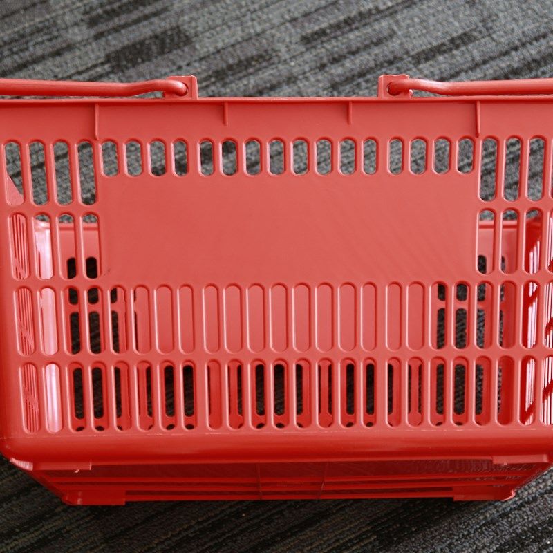 超市购物篮篮大号货架商场购物篮塑料加厚菜筐篮子菜篮子,淘宝优惠券,粉丝福利购,淘宝优惠卷