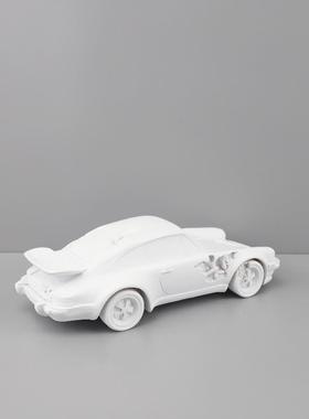 型欧轻奢几玄何汽车模雕塑树脂摆件客厅关书房式1361电视柜家居装