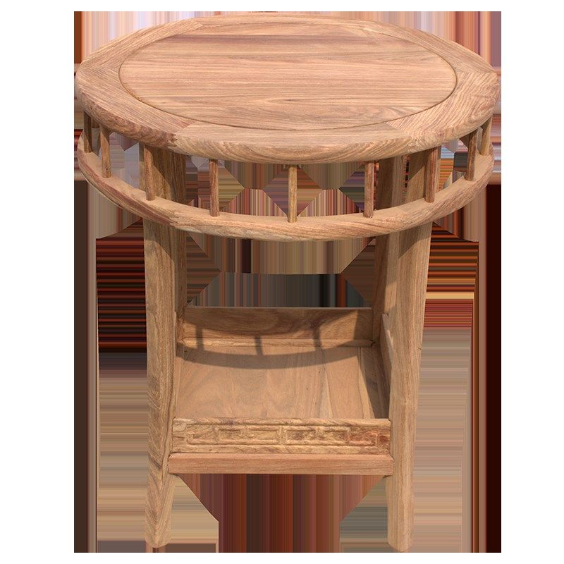 红木家具实木梨小圆茶几仿古鸡翅木层方几圆台客厅圆餐桌,淘宝优惠券,粉丝福利购,淘宝优惠卷