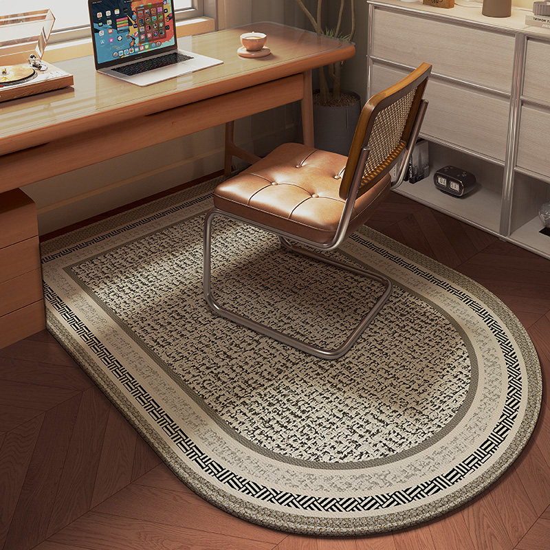 拱形书房办公椅地毯卧室床边踩脚毯子书桌电脑椅垫子梳妆台防滑垫,淘宝优惠券,粉丝福利购,淘宝优惠卷