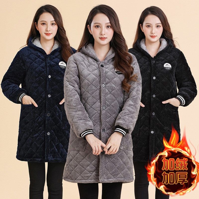 新款冬季加厚加棉保暖罩衣男女中长款棉衣外工作服大码耐脏围裙,淘宝优惠券,粉丝福利购,淘宝优惠卷