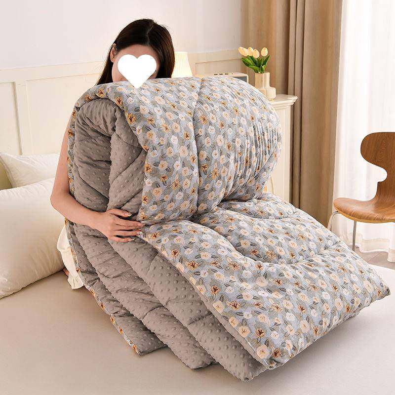 加厚保暖豆豆被子春秋冬被双人水洗丝棉被学生宿舍单人被芯被褥子,淘宝优惠券,粉丝福利购,淘宝优惠卷