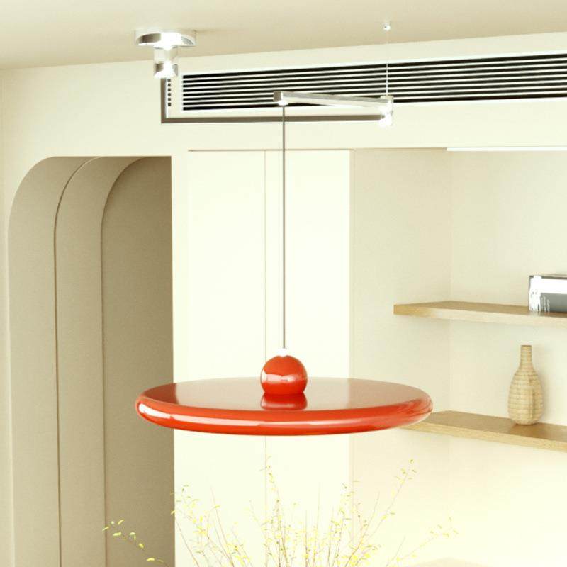 全光谱护眼飞碟餐厅灯摇臂位移飞盘吊灯餐桌家用感奶油风吊灯,淘宝优惠券,粉丝福利购,淘宝优惠卷