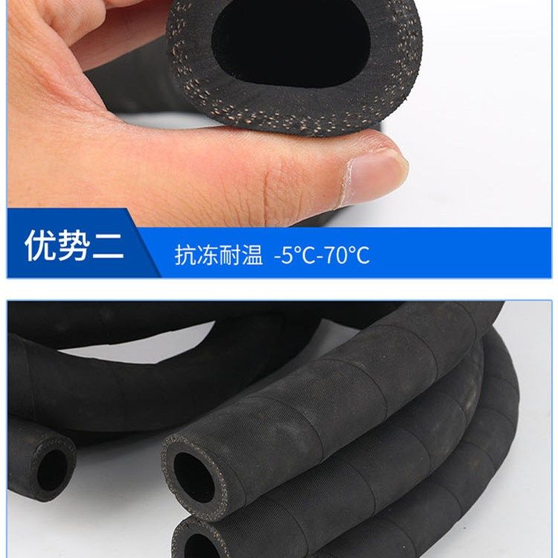 黑色夹布橡胶管耐高温耐高热蒸汽喷砂抽沙水管高压橡胶 空压 软管,淘宝优惠券,粉丝福利购,淘宝优惠卷