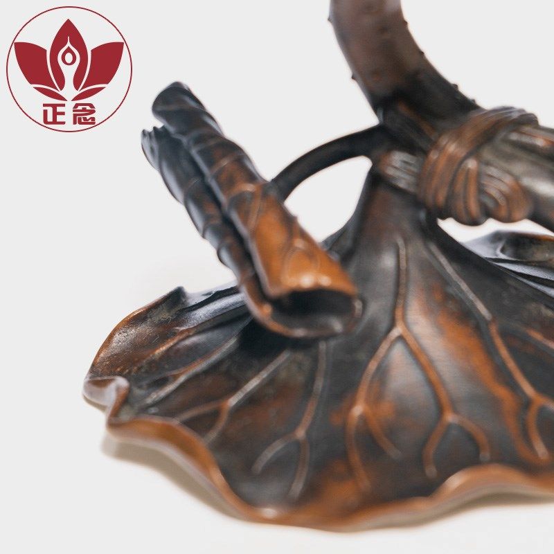 庆松堂苏工铜炉名家胡庆松制莲香薰室内熏香文房复古手工炉,淘宝优惠券,粉丝福利购,淘宝优惠卷