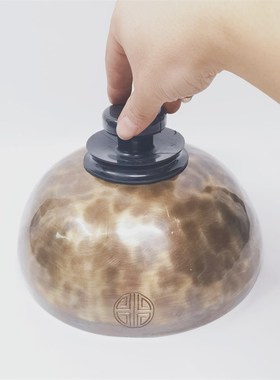 尼泊尔颂钵吸钵器佛音碗橡胶吸钵器音疗佛音钵提钵器吸盘铜磬