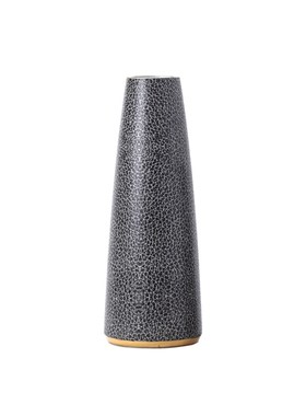 现代灰色皮纹家居客厅电视柜茶几餐桌陶瓷小瓶装饰工艺