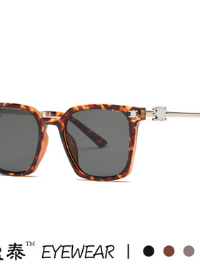 2024新款太阳眼镜女士凯旋门网红复古方形网红同款街拍墨镜