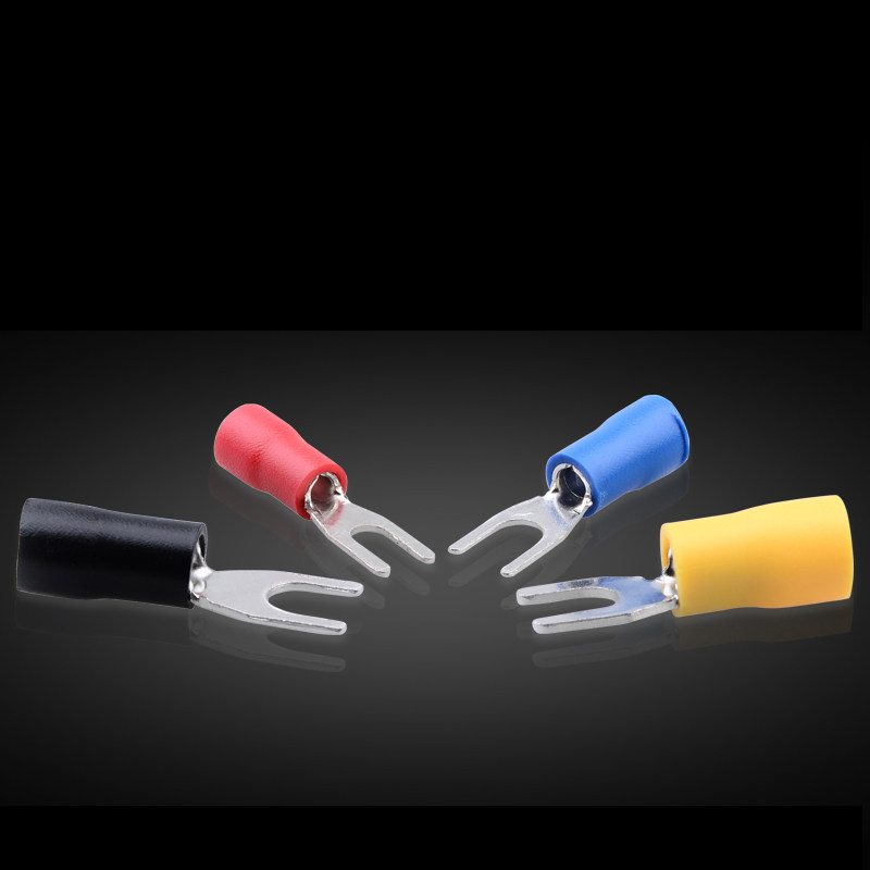 .叉型预绝缘端子鼻电线电缆接头冷压接线端子U型铜插簧,淘宝优惠券,粉丝福利购,淘宝优惠卷