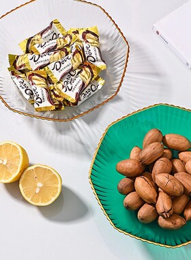 高档轻奢水果盆水果篮摆放零食盘