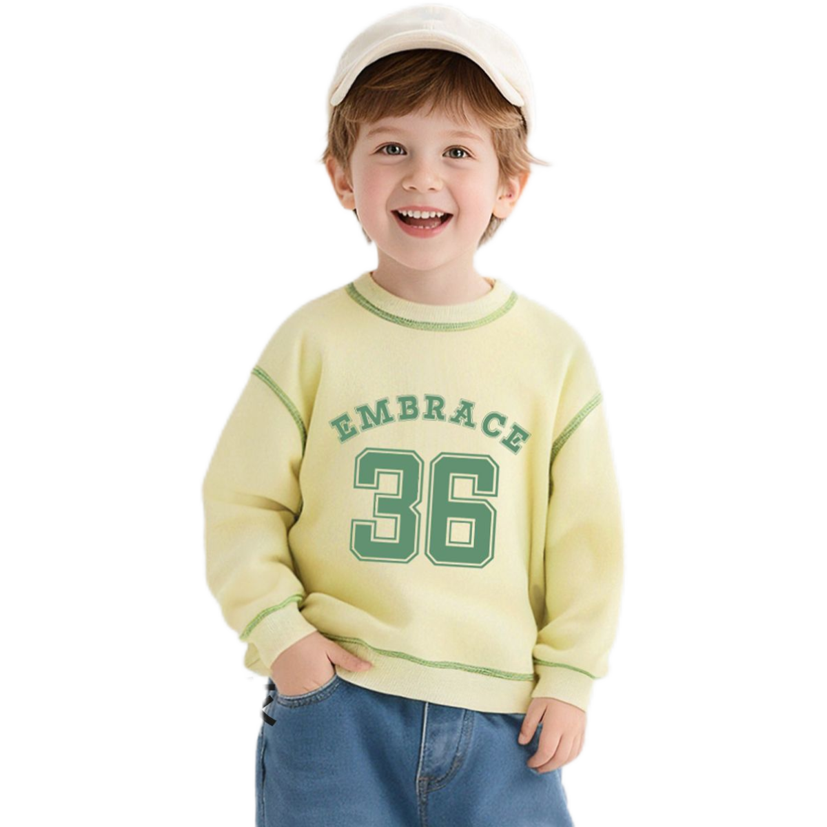 马卡乐灰色男童卫衣2026秋季新款休闲宽松圆领卫衣中大童长袖t恤,淘宝优惠券,粉丝福利购,淘宝优惠卷