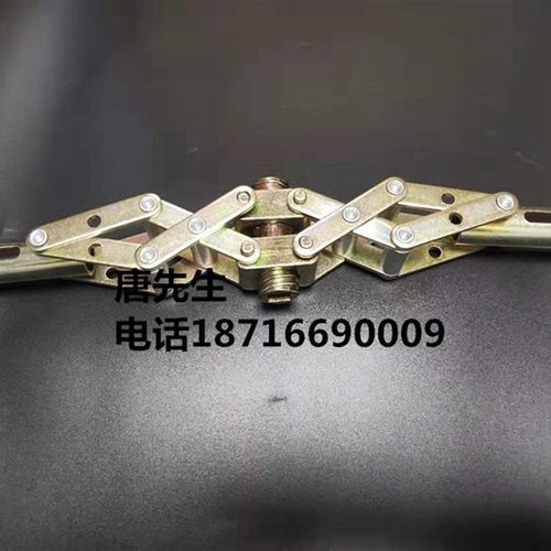 100型活动隔断屏风门传动杆 千斤顶 上下伸缩固定门板两头行程6cm - 图2