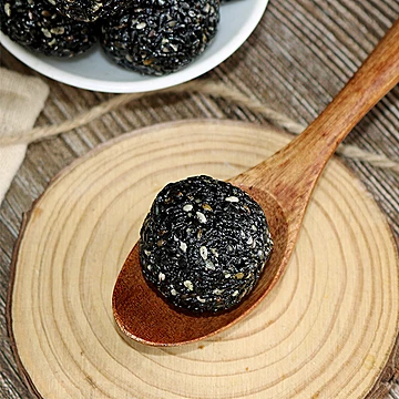 【拍10件】阿胶黑芝麻手工糕点养生健康麻球[20元优惠券]-寻折猪