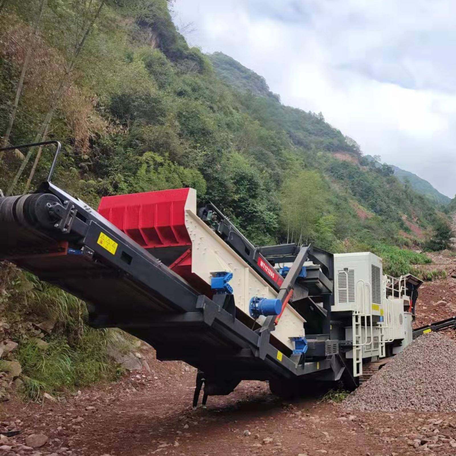 移动式粉碎机碎石机磕石机轮胎移动破碎机履带移动破碎机油电两用,淘宝优惠券,粉丝福利购,淘宝优惠卷