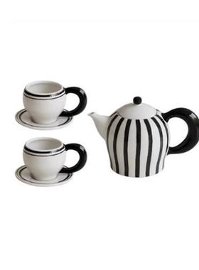 现代简约花瓶花器茶具组合软装摆设样板间售楼处客厅茶几桌面摆件