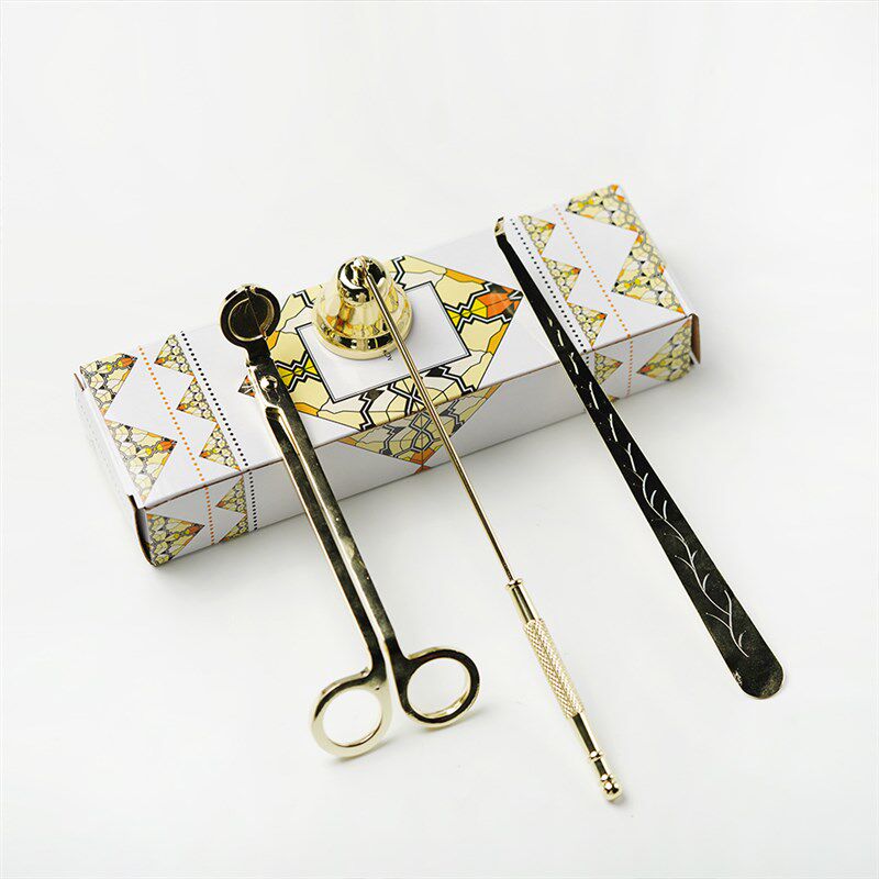 香薰蜡烛工具三件 灭烛剪灭烛罩灭烛剪灭烛铃铛装,淘宝优惠券,粉丝福利购,淘宝优惠卷