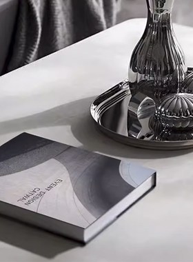 熙思黑白灰装饰书 售楼处样板房客厅书房书架客厅真书