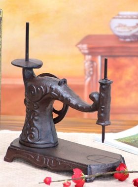 格嘉睿尔复古铸铁工艺品酒吧会所庭院家居装饰缝纫机摆件