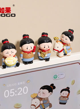 西安文创纪念品秦始皇兵马俑摆件桌面车载手办礼物陕西旅游伴手礼