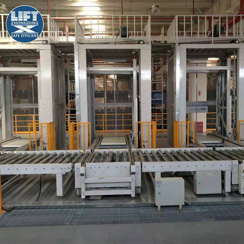 Reciprocating circulation elevator Logistics warehouse continuous elevator box body pallet transfer conveyor elevator