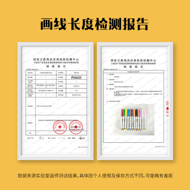 Marco马可大墨续航王直液式丙烯马克笔小学生专用软头彩绘笔不透色画笔儿童安全速干可叠色可水洗美术水彩笔
