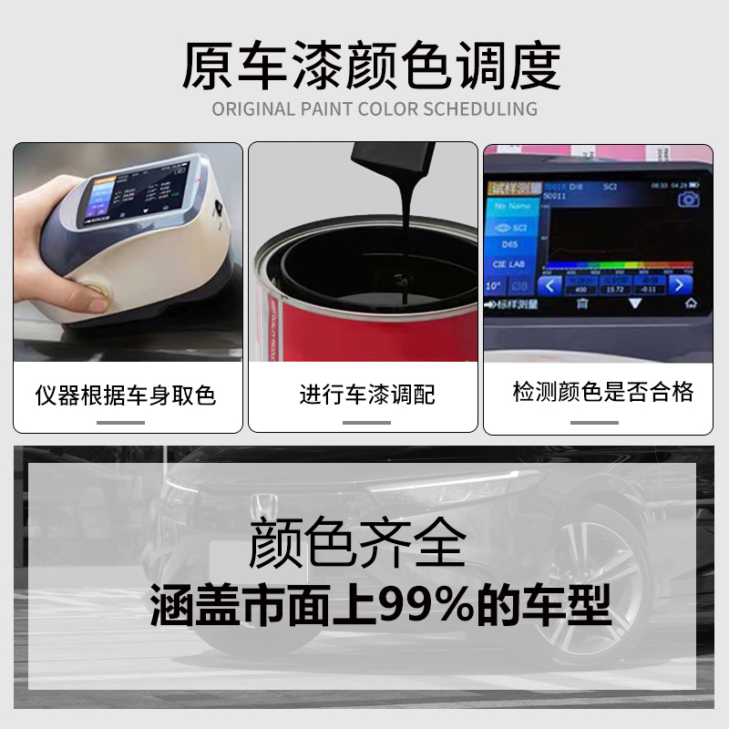 荣威i6皓月白色补漆笔索尔蓝翰墨青银叶金色汽车改装车漆划痕修复 - 图1