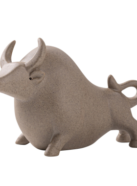 牛摆件创意微景观装饰品盆景假山摆饰鱼缸造景桌面生肖小动物茶宠