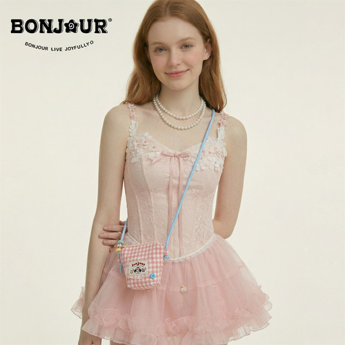 BONJOUR 自制迷你豆腐包马卡龙女生单肩包学生上课通勤小包斜挎包 - 图3