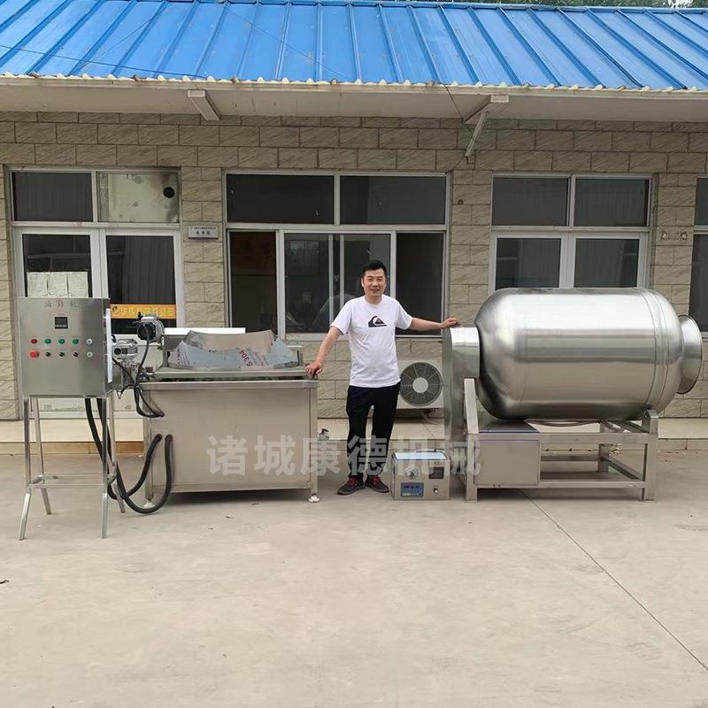 鸡腿嫩化腌制真空滚揉机肉制品调理腌制滚揉机整鸡腌渍入味机 - 图2