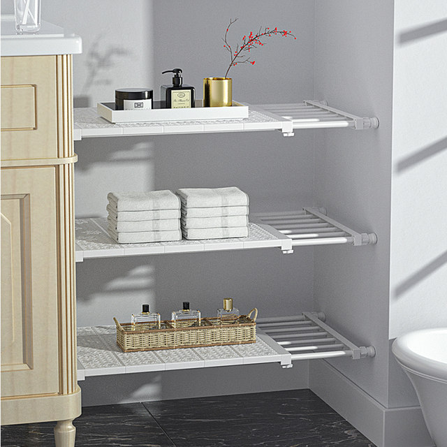 Wardrobe storage partition layer rack dormitory clothes x cabinet partition partition artifact partition plate storage rack free