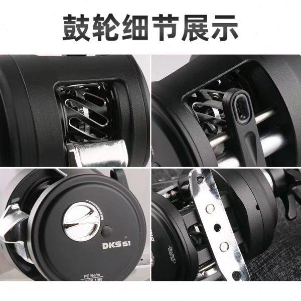 千陌路亚微物路亚马口鼓轮水滴轮矶钓鱼轮渔线轮鱼线轮渔具 - 图0