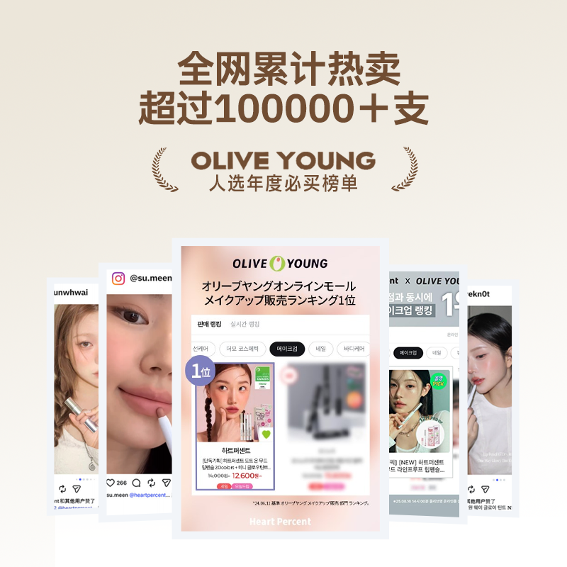 HeartPercent佰份心田唇线笔唇笔唇部遮瑕打底持久不掉色自然口红,淘宝优惠券,粉丝福利购,淘宝优惠卷