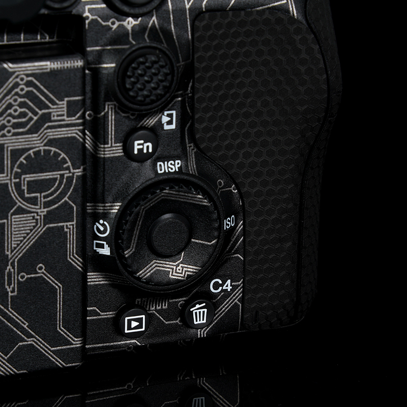 适用 A7M3/A7R3A单眼机身全包防撞条膜贴纸碳纤纹 - 图1