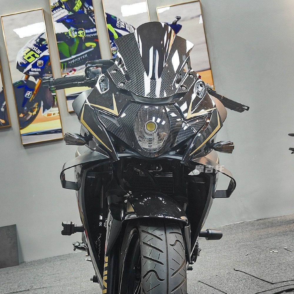 适用铃木GSX250R改装定风翼 扰流竞技定风翼新款定风翼导流罩配件,淘宝优惠券,粉丝福利购,淘宝优惠卷