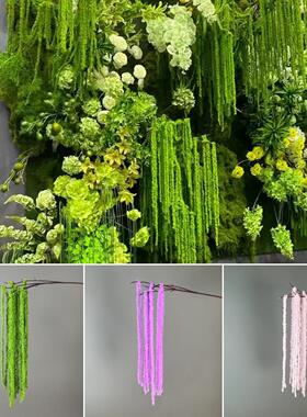爆款毛线吊米柔丽丝婚礼吊顶装饰舞台装饰小众婚礼软装花艺防真花