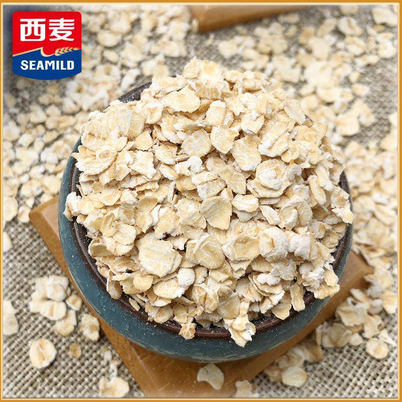 西麦纯燕麦片25kg大袋家庭实惠装无添加蔗糖原味谷物早餐代餐 - 图0