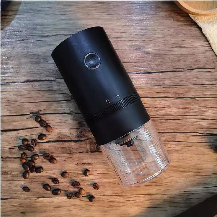 电动咖啡研磨机磨粉机全自动家用研磨器充电款小型磨豆机手摇手磨 - 图1